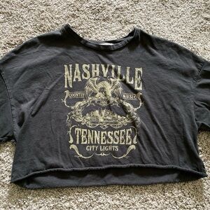 Altar'd State Black Graphic Tee